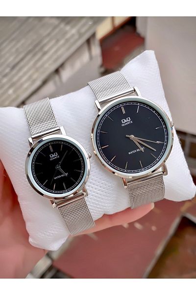 Q&Q QQ Team Wristwatch Lover Couple Watch
