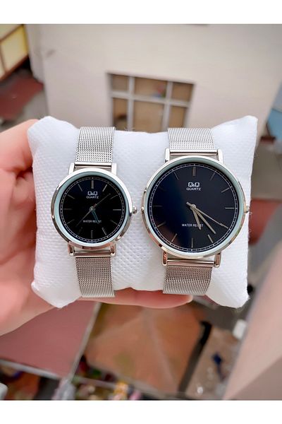 Q&Q QQ Team Wristwatch Lover Couple Watch