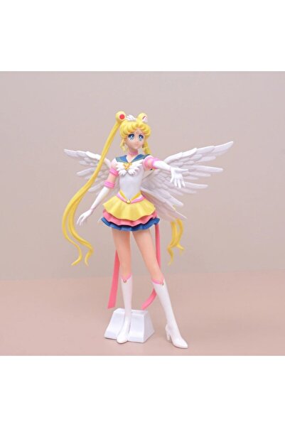 NETAVANTAJ Anime Sailor Moon Usagi Tsukino Kanatlı Figürü
