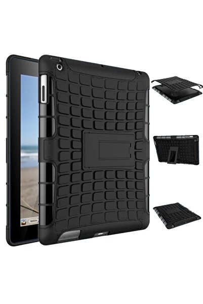 Smart Tech Ipad 2 A1395 A1396 A1397 Için Uyumlu Tank Tablet Kılıfı Özel Zırh