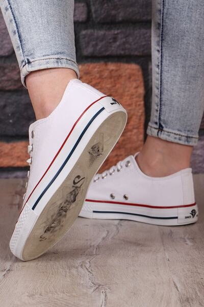 M.P. Beyaz - 1842 Comfort Taban Unisex Convers Spor Ayakkabı 4 Renk