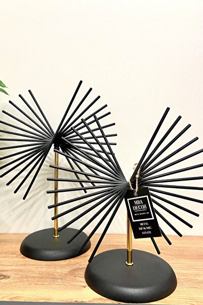 mba decor metal bending art Metal Palmiye Ikili Ev Dekorasyon Obje Paslanmaz ...