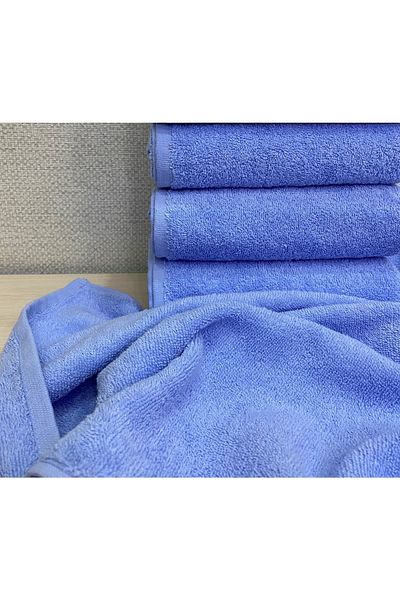 AYHANHOME 100% bumbac, extra moale, albastru, 2 piese, 50 x 90 Prosop de fata pentru coafura sportiva