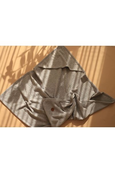 ilays beauty Special Buldan Woven Baby/Child Towel Gray Color (USE FROM NEWBORN TO 5 YEARS OLD)