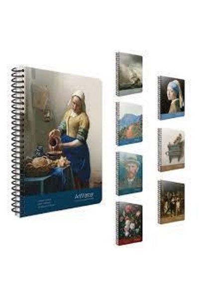 Gıpta Ambalaj Notebook Art Master19x26 spirală 100 Yp fără linii 5599 / Gıpta