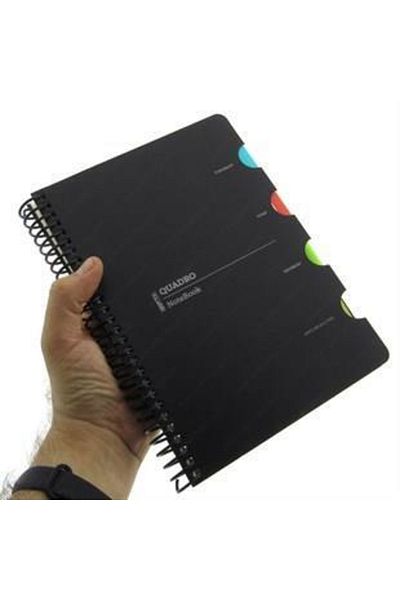 Gıpta Notebook Spiral Separator 17x24 150 Yp Striped Quadro 2907