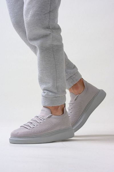 Chekich Γκρι Ch307 Model Knitwear Ανδρικά παπούτσια