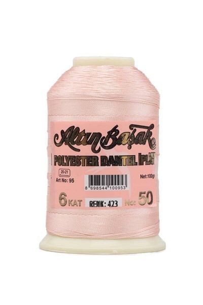 Altınbaşak Poliester 100 Gr Ață Dantela 6 Straturi 50 Nu Culoare: 423