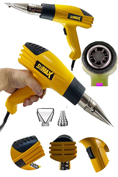 stilmax Germany Sıcak Hava Isı Tabancası 4200 W Çift Kademeli Termik Koruma Sıcak Hava Makinesi 900 C°