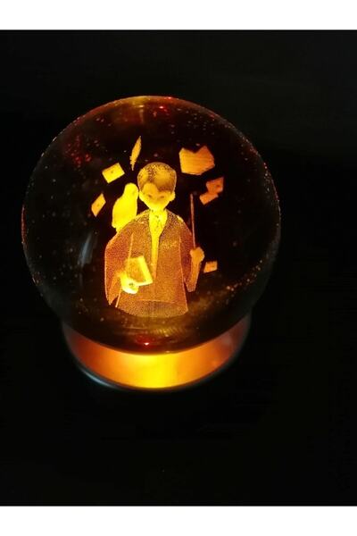 HEPBİMODA Harry Potter Baykuşlu Işıklı Cam Küre