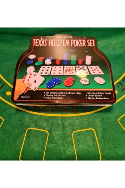WOVMAN Profesyonel Poker Seti Texas Hold'um