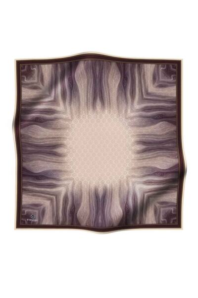 Vissona Γυναικείο Twill Μεταξωτό Κασκόλ Μπεζ