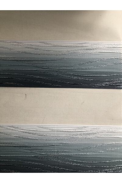 Lotus Meri Petrol Mavisi Pliseli Zebra Perde-mutfak- Oturma Odası-meriv5