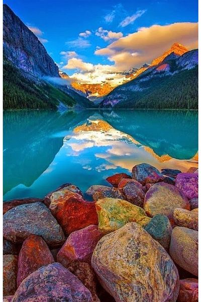 Marcel Kristal Tablo Lake Landscape Marcel Art Diamond Mosaic Painting 38x58cm