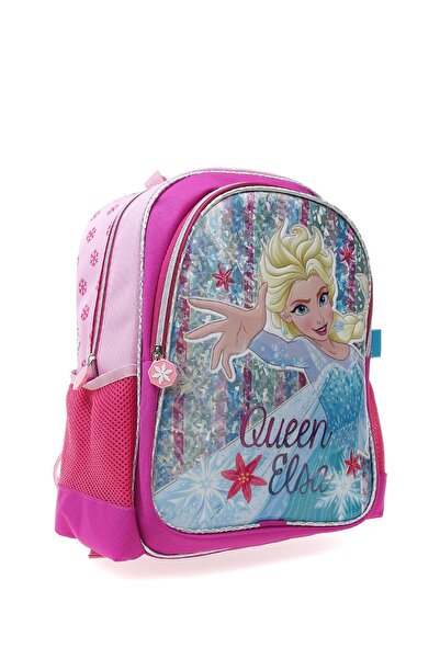 Koton Omuz Askılı Fermuarlı Polyesterli Iki Gözlü Pembe Frozen Kız Çocuk Sırt Çantası