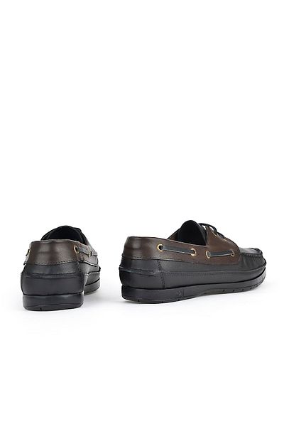 Ziya Ανδρικά παπούτσια casual από γνήσιο δέρμα - 141423z29 Μαύρο-Καφέ