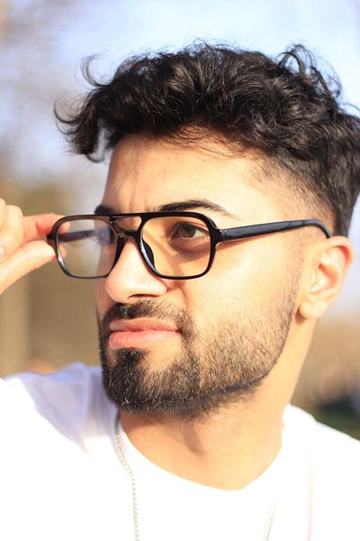 LOOKUP Men's Blue Block Blue Light Protective Glasses New Fashion 2022 Black Frame Transparent Glass