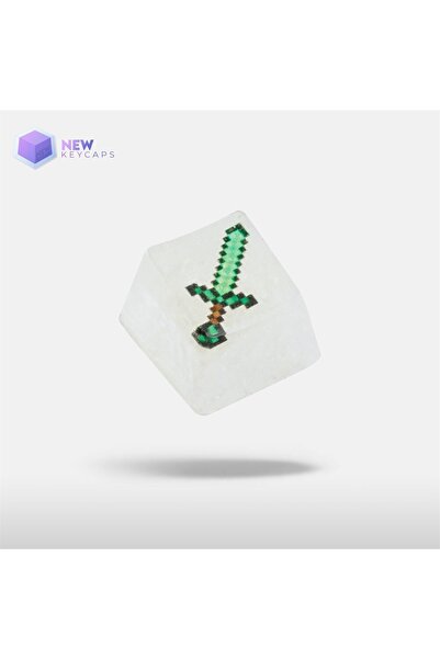 New Keycaps Minecraft Tuşu Mekanik Klavye Tuşu Artisan Keycaps