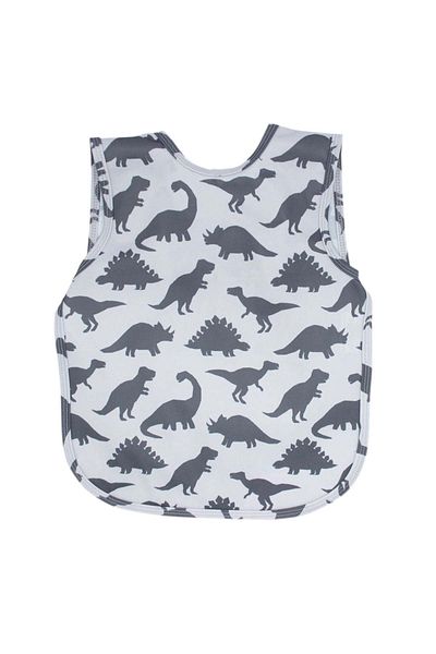 Modakids Unisex Girl Boy Baby Dinos Patterned Wipeable Washable Liquid Proof Feeding and Food Bib