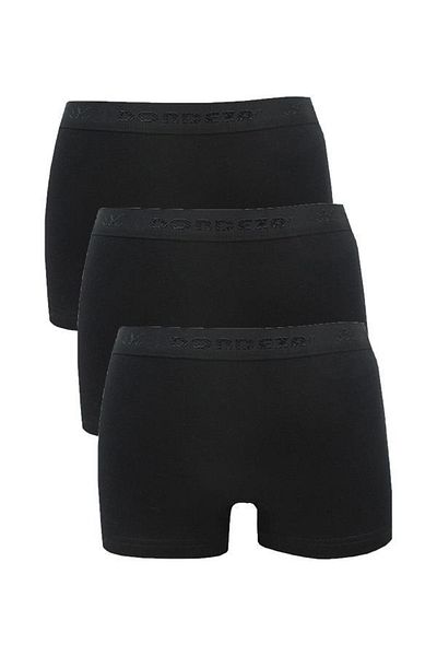 Dondeza Дамски боксерки, 3 броя, черни, размер XL
