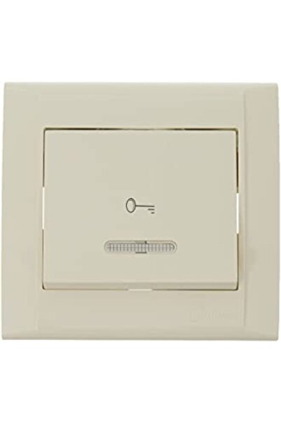 MAKEL Defne Krem Işıklı Kapı Otomatiği (krem)