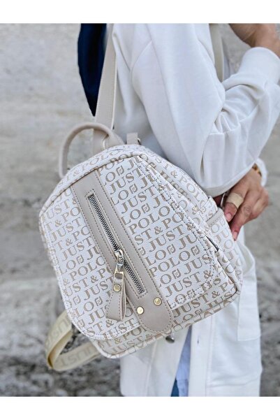 Just Polo حقيبة كتف وحقيبة ظهر - تصميم يدوي