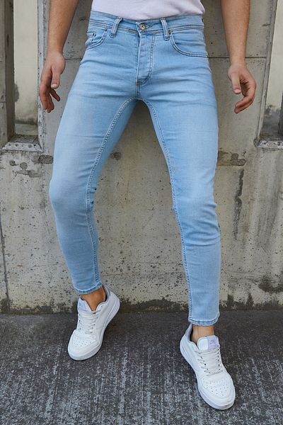 Ser Joven Ανδρικό τζιν παντελόνι Ice Blue Slim Fit