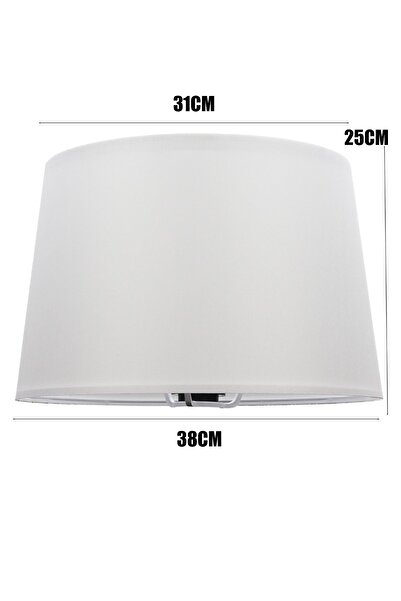 Vivido Abajur Beyaz Lambader Şapkası