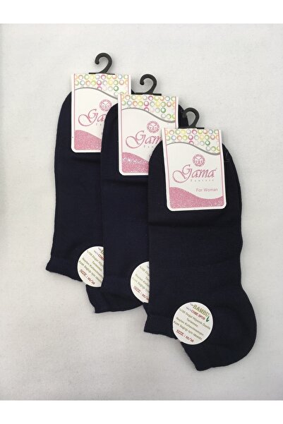 Gama Çorap 3 броя бамбукови, 100% естествени, без найлон, едноцветни, къси, тънки летни ботуши до глезена
