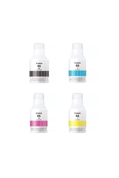 Canon Gı46 Orijinal Mürekkep Seti 4 Renk Cmyk Maxify Gx7050