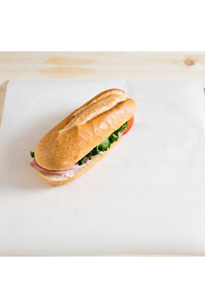 Palifix 50 Adet 30x40 Sandviç Dürüm Hamburger Ekmek Paketleme Sarma Ambalaj Kağıdı