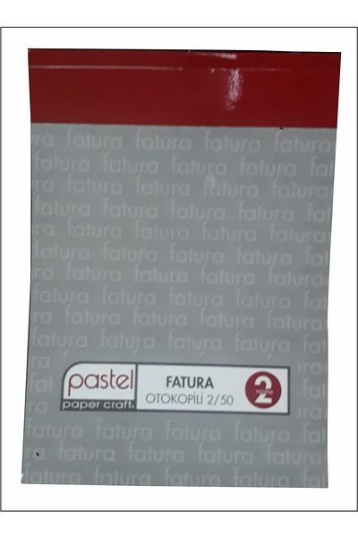 Pastel Factura 14x20 Cm Dimensiuni A5 Autocopie 1/50 (1 agățat 1 Suret) 2 nuzhe (1 duzină) 12 bucăți