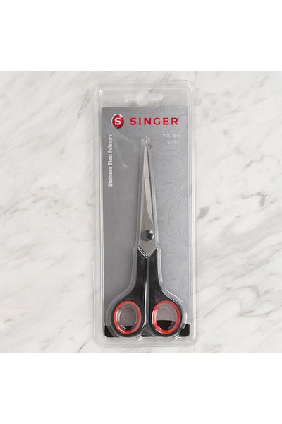SİNGER Black Scissors with Handle - S217-7