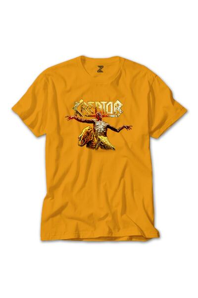 Z zepplin تي شيرت أصفر رعب كرياتور