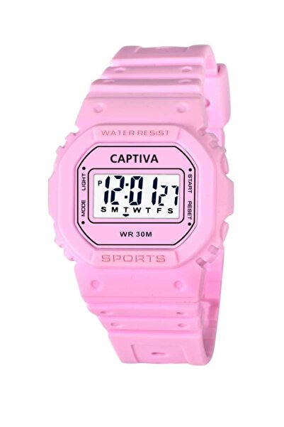 captiva Digital 30 Mt Suya Dayanıklı Işıklı Alarmlı Kronometreli Takvimli Sli...