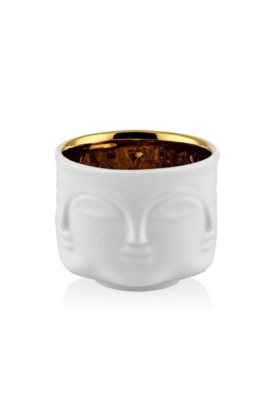 LAMEDORE Havelka Gold Detaylı Buyuk Boy Dekoratıf 11.6x11.6