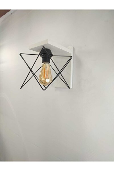 BİAVİZE الشمعدان ديكور خشبي مطلي