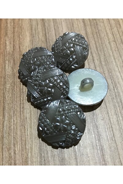 Öztürk Serrated Plastic Pearl Button 22mm. 5 Pack.