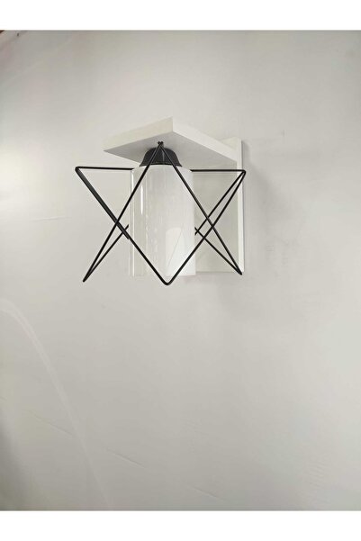 BİAVİZE الشمعدان ديكور خشبي مطلي