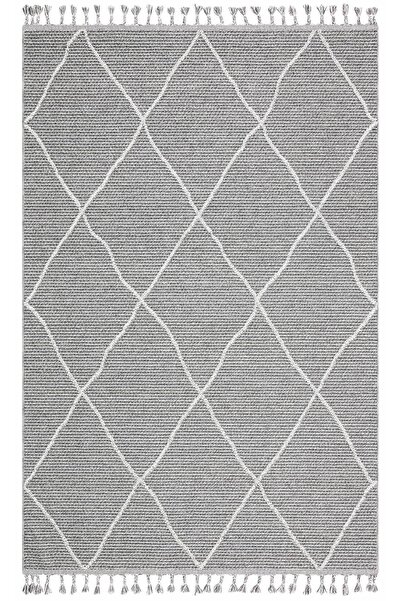MEVAHALI Eko Halı Soho Sh 02 Grey Hav Toz Vermez Hasır Dokuma Modern Makine H...
