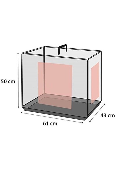 Flamingo Tel Köpek Ve Kedi Kafesi Siyah Small 43x61x50 Cm