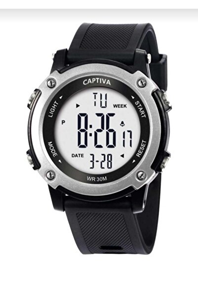 captiva Boy's Black Digital Wristwatch