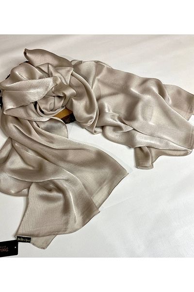 şehri şal Ipekyolu Scarf Şehr-i Shawl Light Mink Idol Janjan Shawl
