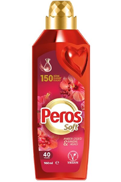 Peros Amber Çiçeği Ve Sandal Ağacı Soft Konsantre Yumuşatıcı 960 ml