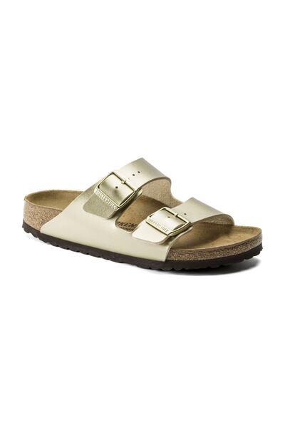 Birkenstock Arizona Gold Çift Tokalı Kadın Terlik 1016111 V2