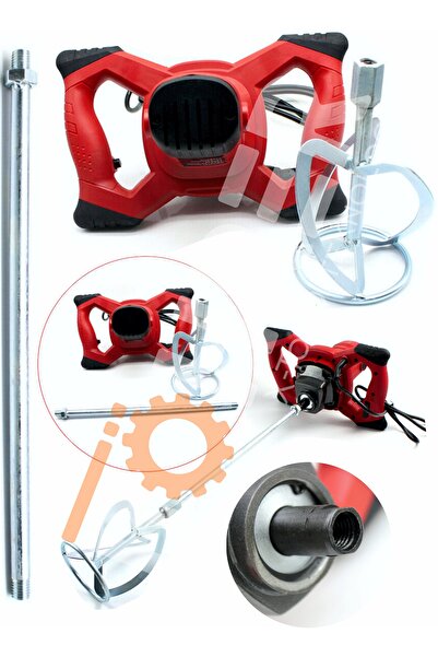 BÖHRER Pross Dark Green 6 Kademeli 6800 Wf Heilber Elektrikli Alçı Boya Harç Karıştırıcı Makinesi