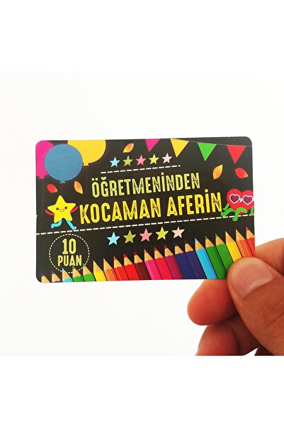 Etkinlikdenizi Öğretmeninden Aferin Başarı Kartı (50 ADET)