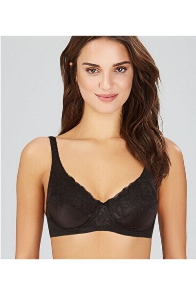 Kom Sutien de damă neagră din dantelă