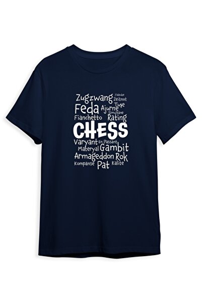 Satranç Medya Μπλουζάκι Σκάκι με Λέξεις