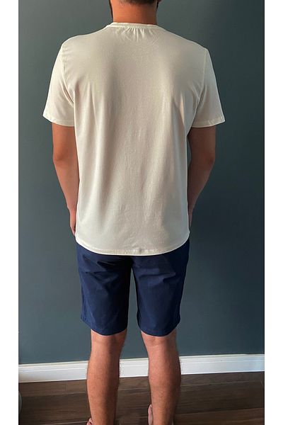 Efendioğlu Ecru Men's T-shirt